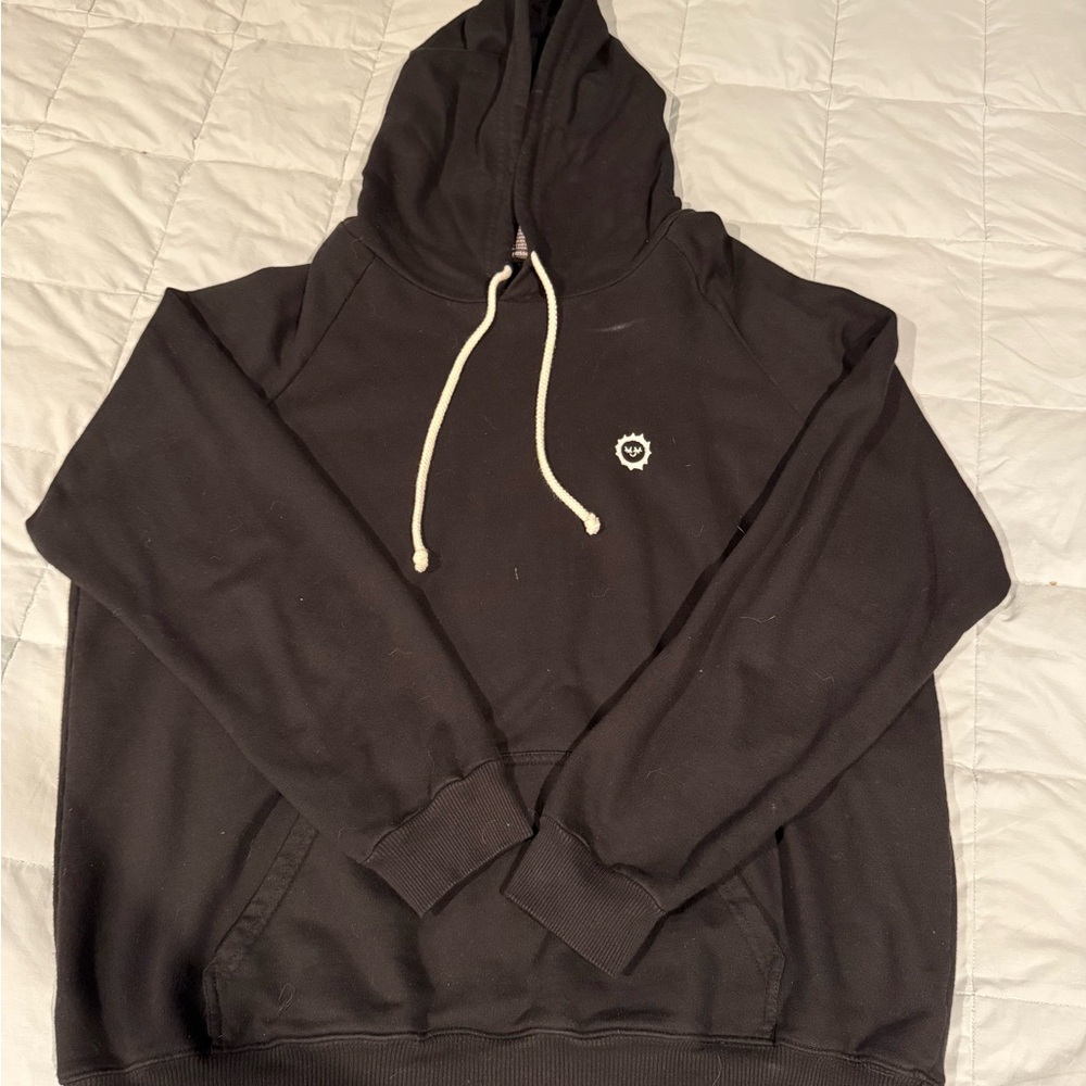 Big Bud Press Black Hoodie with Embroidered Logo